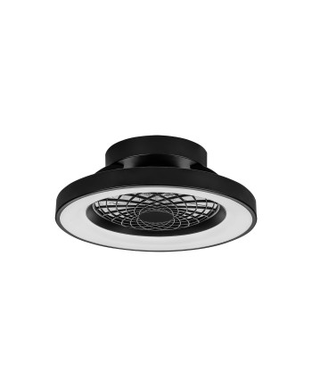 TIBET MINI * VENTILADOR PLAFÓN LED NEGRO CON MANDO